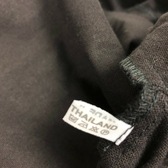 Cupcake International Black Cotton Kimono Jacket Coat Minimalist Lagenlook Small - Picture 7 of 7